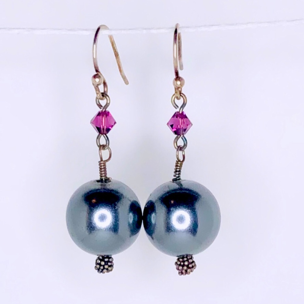 ☼4 for 20$☼ Swarovski Glass Pearl Drop Earrings
